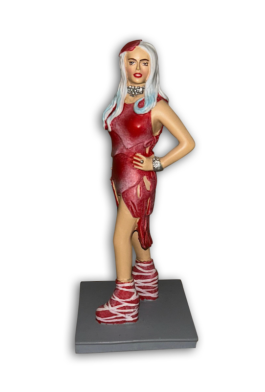 lady gaga funko pop meat dress Action Figure Doll Figurine Statue (VMA Dress) STEM dress